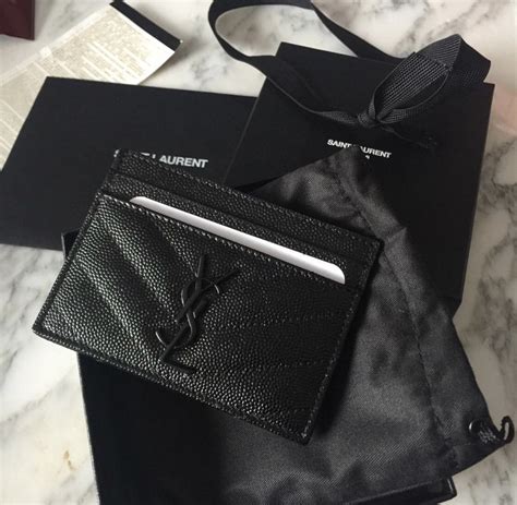 ysl card holder review|ysl card holder selfridges.